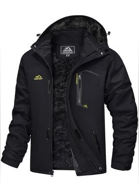 MAGCOMSEN Men's Winter Coats Water Resistant Ski Snow Jacket Warm Fleece